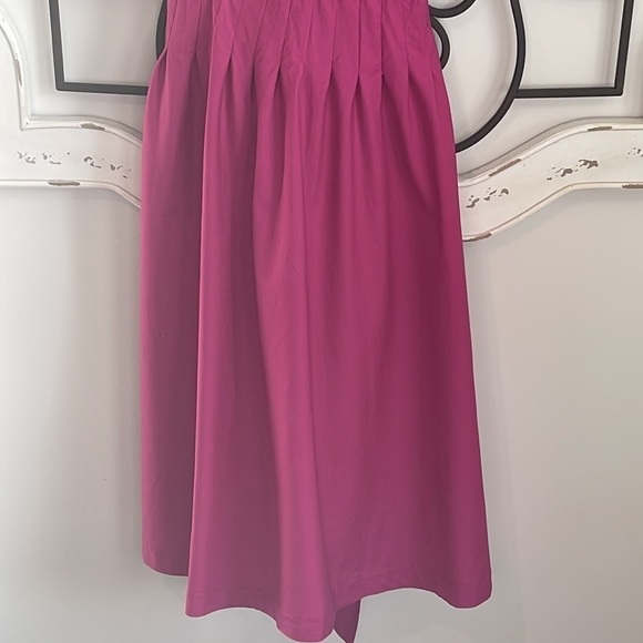 SANDRO POPLIN WRAP DRESS PINK SIZE 12 - Picture 4 of 10